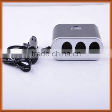 Three Outlets Toggle Switch Car Cigarette Socket