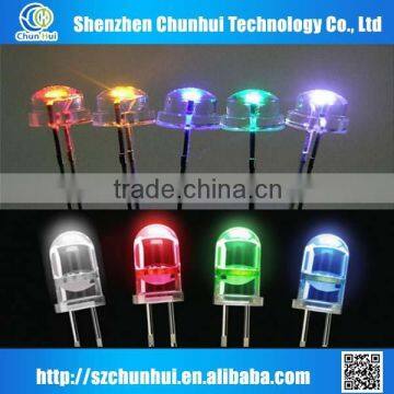 5mm straw hat white 0.5w led diode
