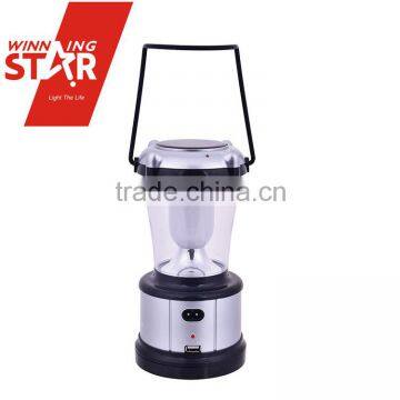 5 LED Rechargeable Solar Lantern Price with USB Interface for Emergency