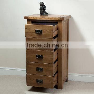 Wooden 5 Chest of Drawer Bedside Table photo-3