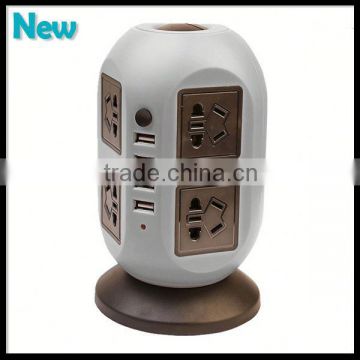 4 USB Relay Base Squared Meter Socket