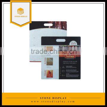 Small size quartz/marble/granite/ceramic stone tile hanging display boards