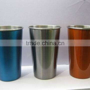 easy holding 500ml Hot selling promotional FDA LFGB passed ecofriendly single-wall stainless steel thermos insulated coffee mug