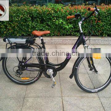 Good Price Chinese Lady City Road E-bike With Rear Lithium Battery photo-2