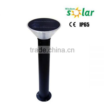 4W solar panel aluminum pole high power CE approved solar powered garden light(JR-B007)