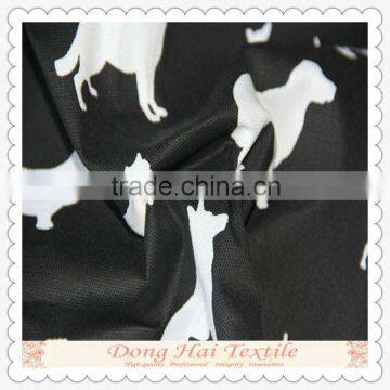 100 cotton dog print fabric for bag