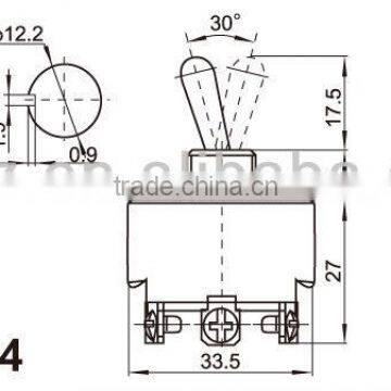 Mini Toggle Switch,Factory Supply CE&RoHS 2a 250vac Toggle Switch photo-2