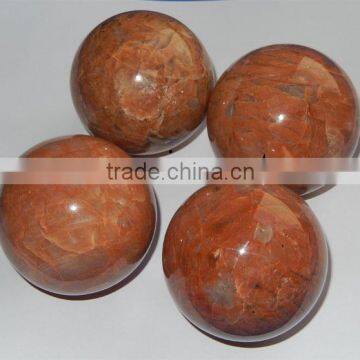 Orange Moonstone stone Ball : All Type of Gemstone Spheres balls