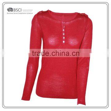 Sexy Women's Sweaters Pullover With Fasteners