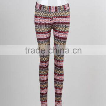 F5S31096 Fashion Aztec Printed Leggings