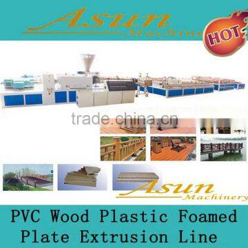 PVC Wood Plastic Foamed Plate Extrusion Line