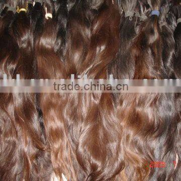 Human hair/hair products/raw hair/vrigin hair/Natural Brown Remy Human Hair-Curly