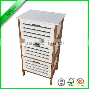 New 3 tiers fashion used wholesale wooden chest of drewers