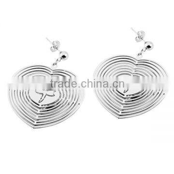 SRE0045 China Wholesale Fancy Heart Dragonfly Drop Earrings