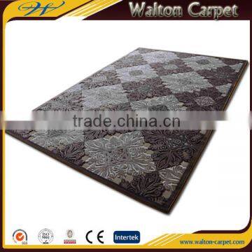 3D hand tufted machine woven hotel room high end turkish carpets