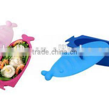 New Stylish Fish shape silicone lunch box