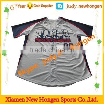 made in China baseball jerseys, sublimated wholesale blank baseball jersey