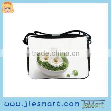 messenger bag flower sublimation printing artistic design