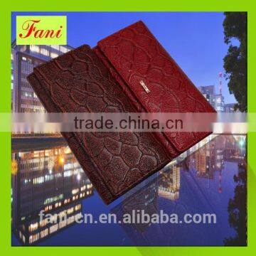 Perfect promation item fancy genuine leather wallets for ladies / women