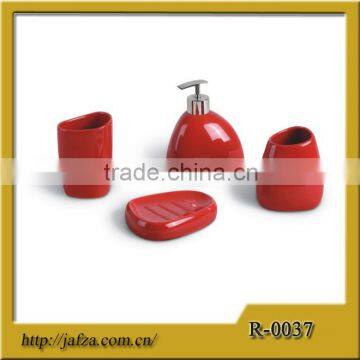 R-0037 Cute 4pcs China Sanitary Ware Bathroom Accessory