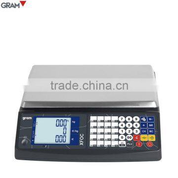 2016 Hot Sales XFOC-30KRS LCD Display Electronic Commercial Scale photo-2