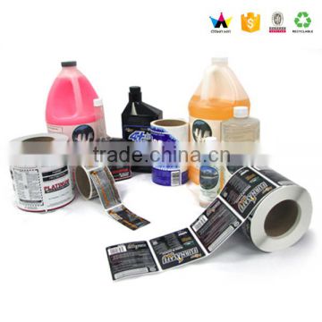 Waterproof polycardbonate sticker label