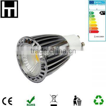 Commercial Lighting RA80 PF0.9 COB Gu10 Led Spotlights Dimmable 9W