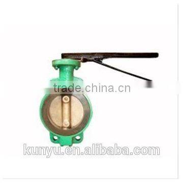 wafer-Type central line butterfly valve lever handle