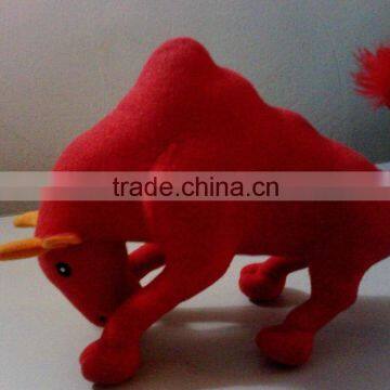 Plush red color Buffalo