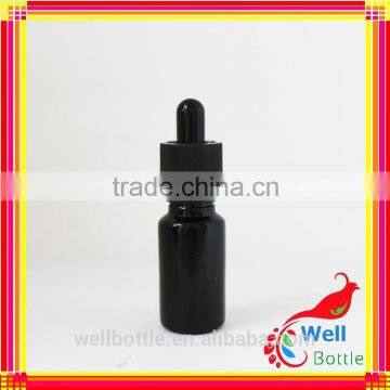 Black Essential Oil Bottle With 5ml Glass Dropper Bottle for Cosmetic Oil Bottle photo-4