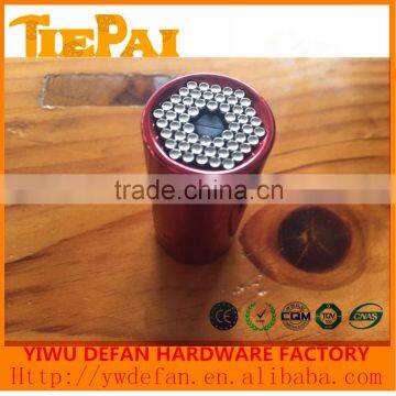 Gator Grip 7-19mm Multi-function Hand Tools Red Colorful Universal Socket Easy Out Screw Remover Gator Grip Universal Socket photo-4