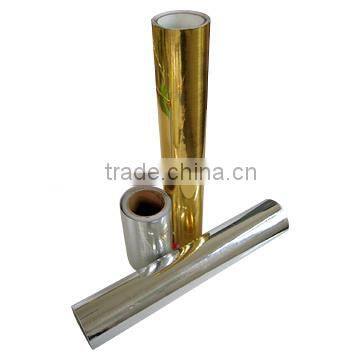 self adhesive PP film white and silver sticker for printing rolls