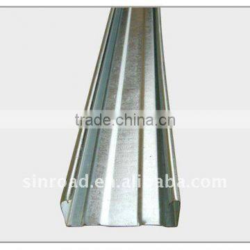 Drywall metal stud and track for partition wall