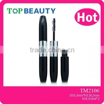 TM2106-1 Plastic Empty Custom Two Heads Mascara Tubes Packaging