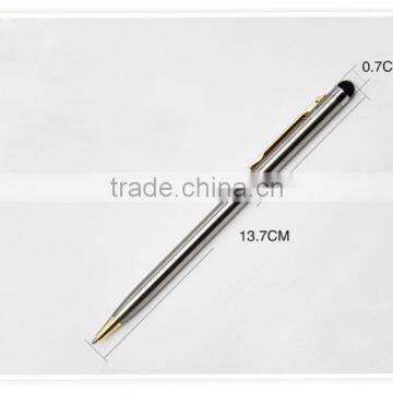 50pcs/lot 2 in 1 Capacitive Stylus Pen + Ballpoint Pen Touch Pen for iPad Samsung Tablet Pen Tablet,