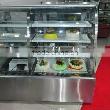 pastry display cabinet (double temperature and chamber)