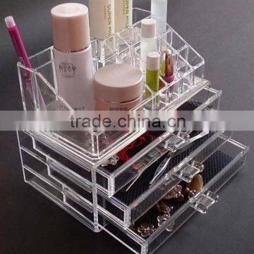 Modern deisgn Clear Acrylic jewelry storage box