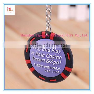 Souvenir giveaway gift customized soft rubber keyholder,promotional pvc keychain,silicone keyring for advertising