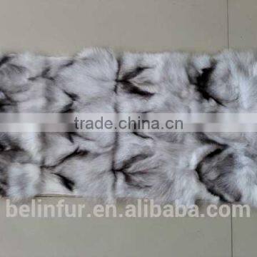 New style wholesale fox fur natural color real fox blanket