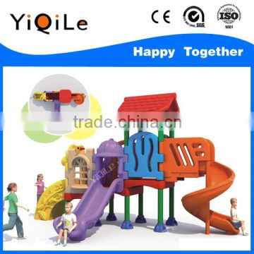 stainless steel tube slide plastic swing for kids outdoor playground animal sculpture