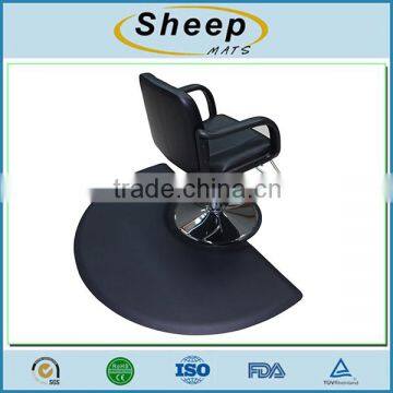 High quality durable washable PVC leather floor barber anti-fatigue mat