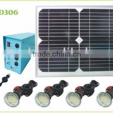 10w portable solar light kit solar led bulb light mini solar home lighting system