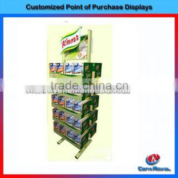 Floor Supermarket Retail Metal Socks Display Stands