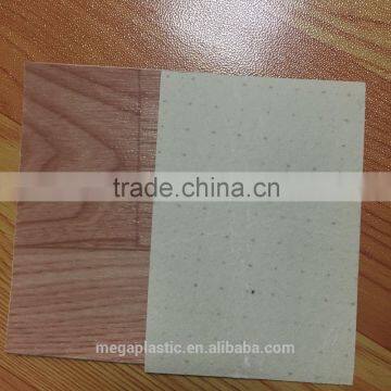 PVC Floor Covering / Vinyl Roll With Wear-resistance & Water-resistance, Embossed Backing, Printed Wood