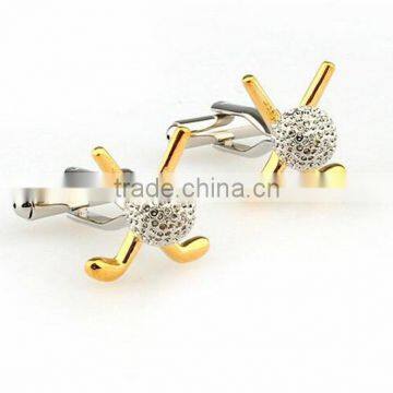 Customized Two Tone Novelty Fashion Jewelry Brass Cufflinks photo-3