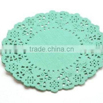 NEW Party Packaging 4.5" Turquoise Round Paper Doilies kids Birthday Party Supplies