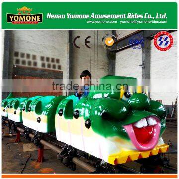 2016 Popular Amusement Park Outdoor Games Rides Caterpillar Roller Coaster With Track Train for Sale