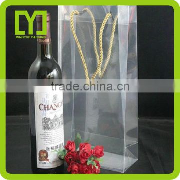 Yiwu China transparent plastic pp bag for wine