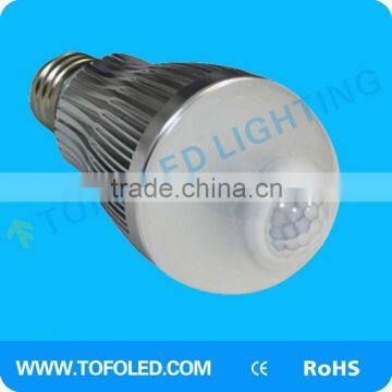 E27 6w LED Bulb Motion Sensor Bulb light