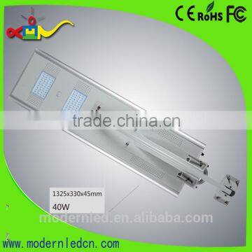 the integration of solar street light 18w 2000lm with IR sensor and light contorller